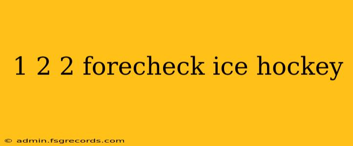 1 2 2 forecheck ice hockey