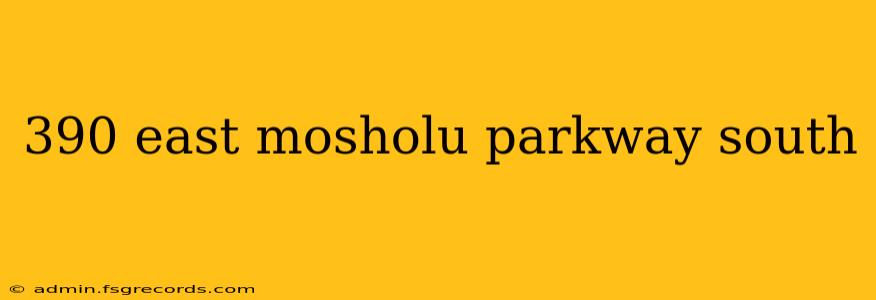 390 east mosholu parkway south