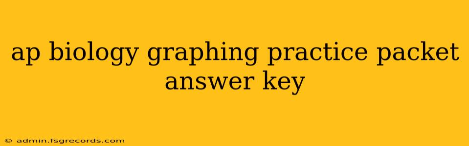 ap biology graphing practice packet answer key