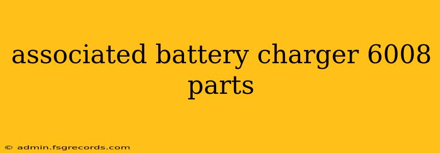 associated battery charger 6008 parts