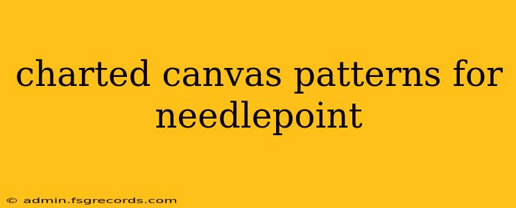 charted canvas patterns for needlepoint