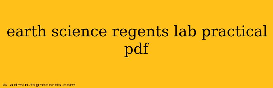 earth science regents lab practical pdf