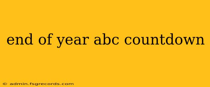 end of year abc countdown