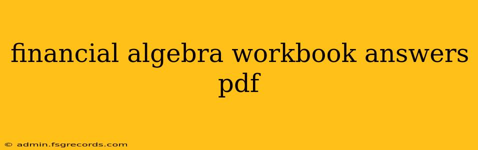 financial algebra workbook answers pdf