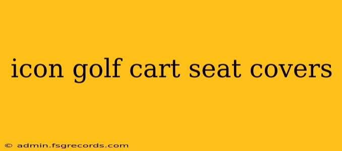 icon golf cart seat covers