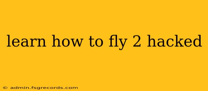 learn how to fly 2 hacked