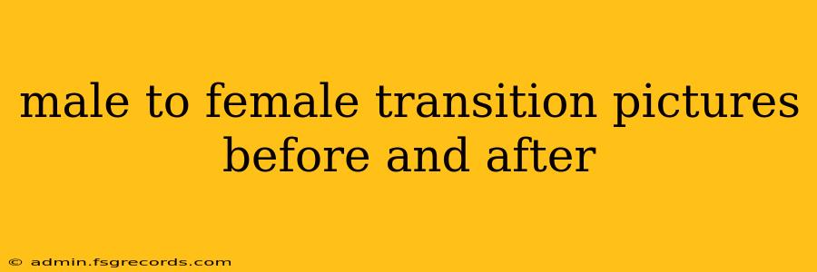 male to female transition pictures before and after