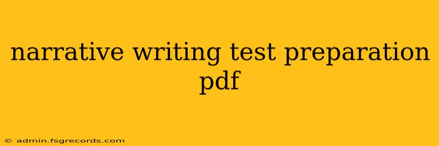 narrative writing test preparation pdf