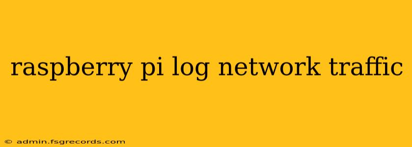 raspberry pi log network traffic