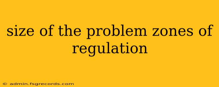 size of the problem zones of regulation