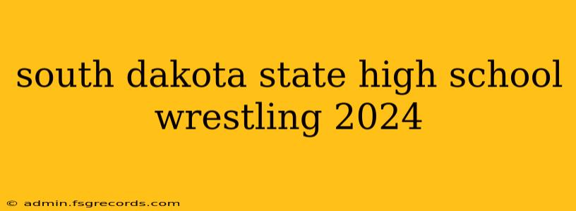 south dakota state high school wrestling 2024