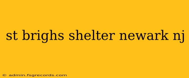 st brighs shelter newark nj