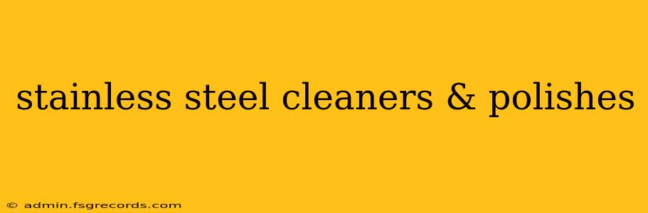 stainless steel cleaners & polishes