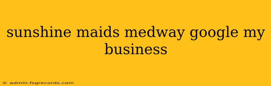 sunshine maids medway google my business