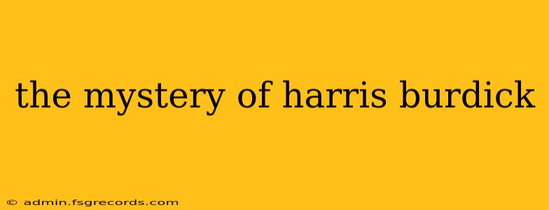 the mystery of harris burdick