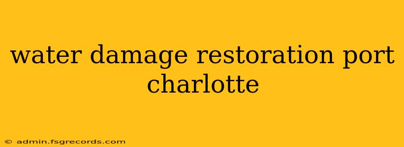 water damage restoration port charlotte