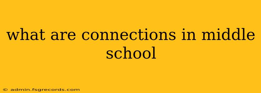 what are connections in middle school