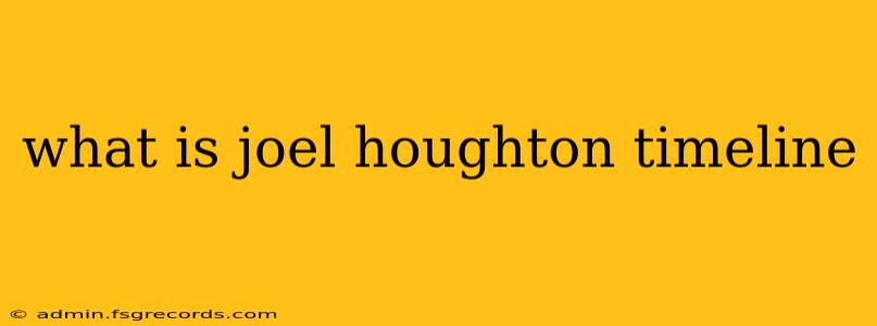 what is joel houghton timeline