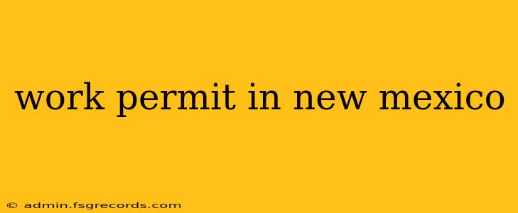 work permit in new mexico