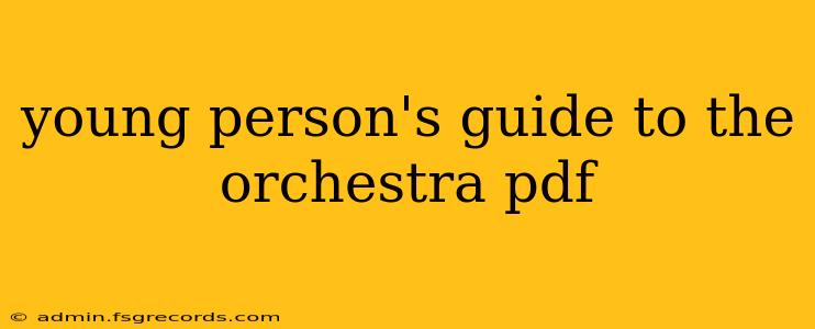 young person's guide to the orchestra pdf